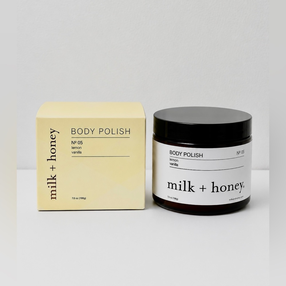 Lemon Vanilla Body Polish - Yellow